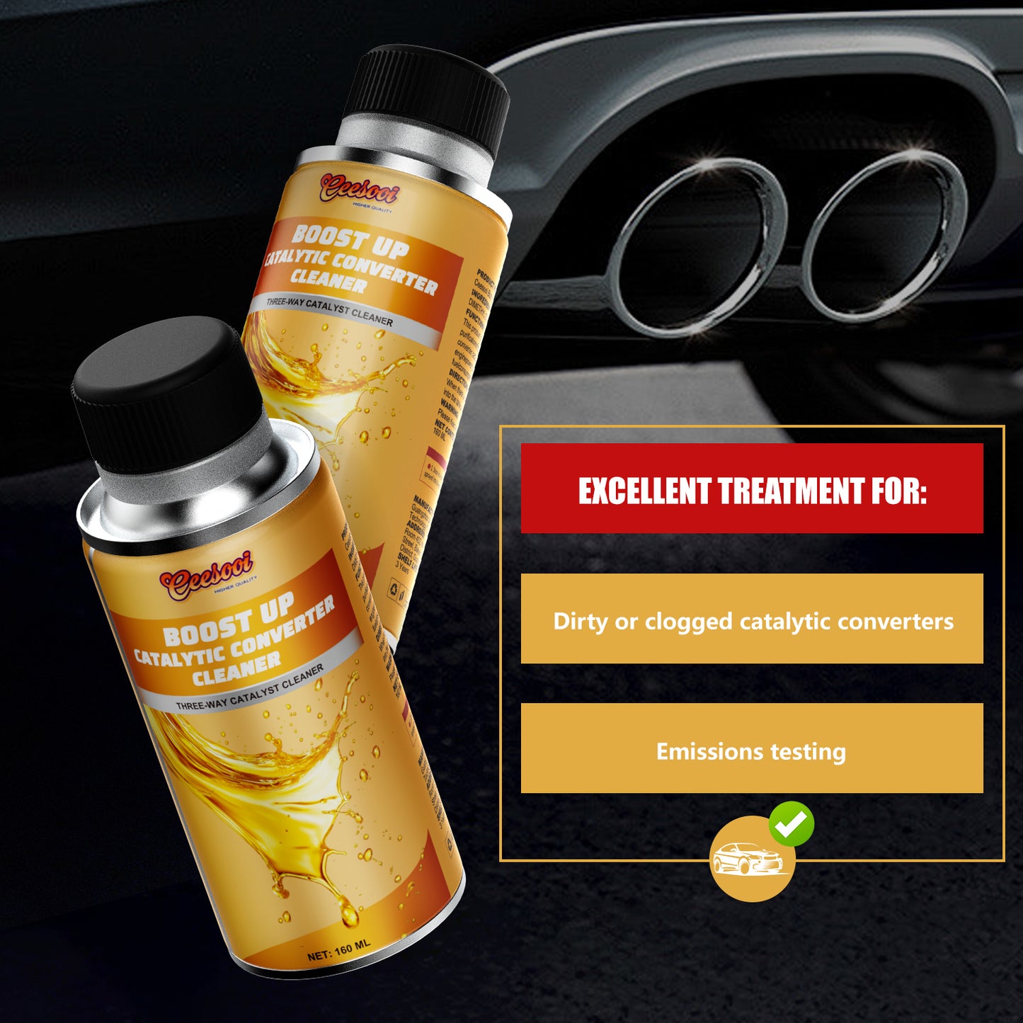 Fuel System Cleaner – Removes Carbon Deposits, Cleans Oil Way, Boosts Power & Improves Fuel Efficiency | 160ml