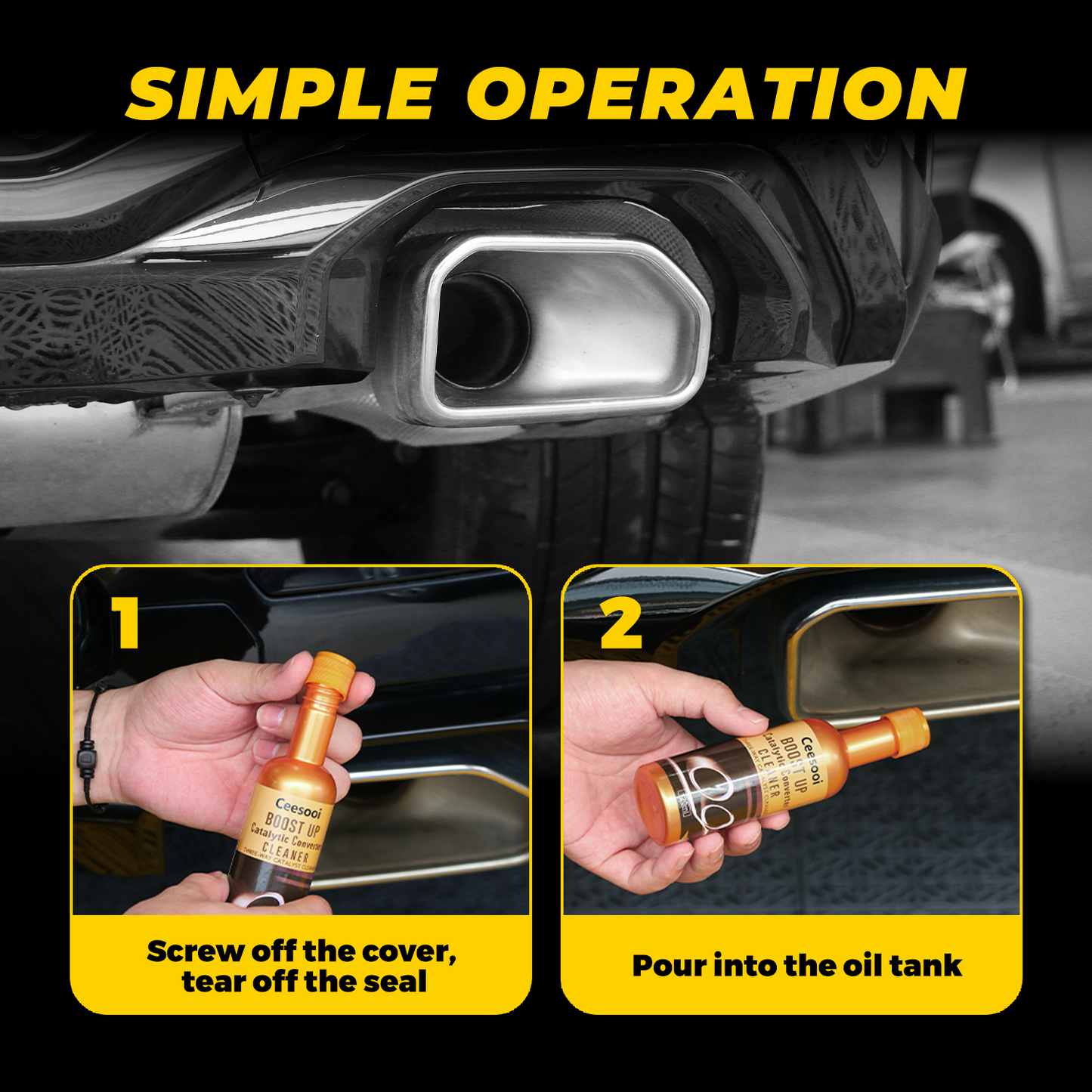 Boost Up Fuel System Cleaner – Removes Carbon Deposits, Cleans Oil Way, Boosts Power & Improves Fuel Efficiency | 120ml