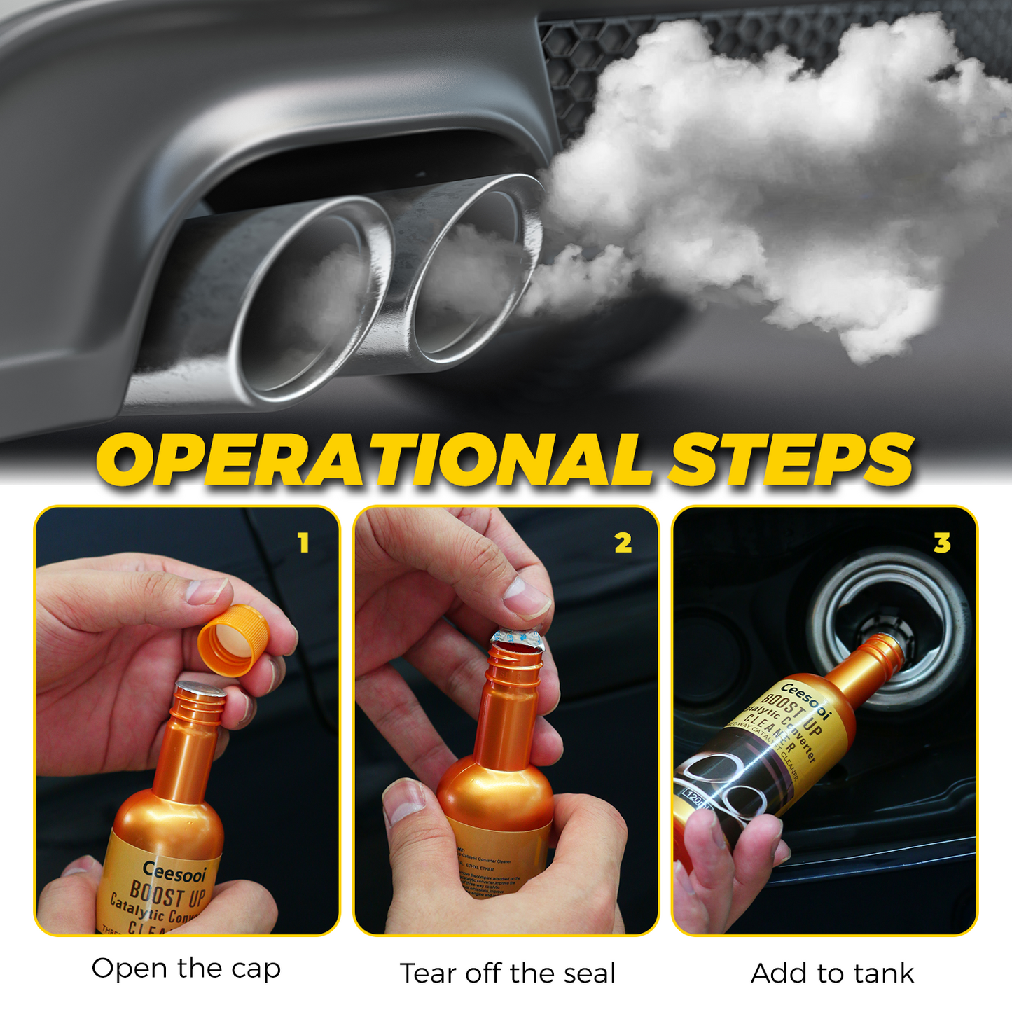 Boost Up Fuel System Cleaner – Removes Carbon Deposits, Cleans Oil Way, Boosts Power & Improves Fuel Efficiency | 120ml